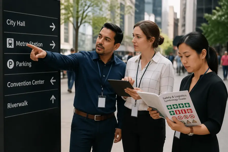 Standard Arrow Symbols for Wayfinding Signs: How to Choose and Use Them Correctly