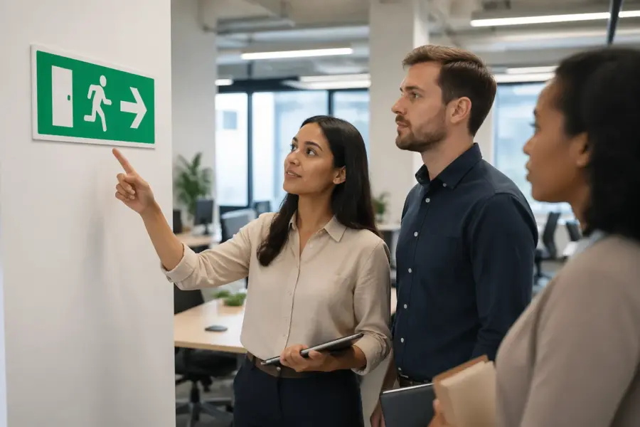 Emergency Exit Pictograms: How to Use Directional Symbols People Understand Fast