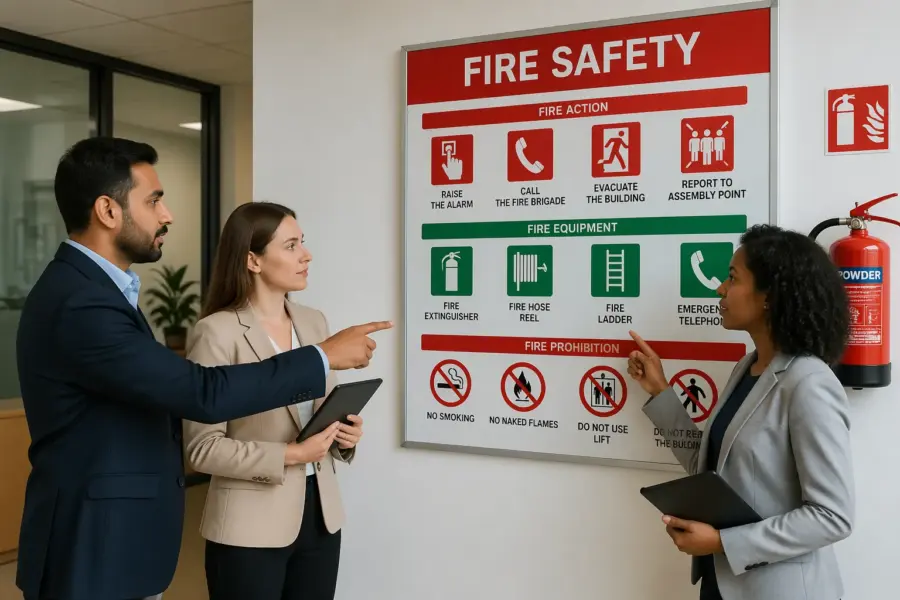 Fire Safety Pictograms: Marking Equipment and Actions Without Confusion