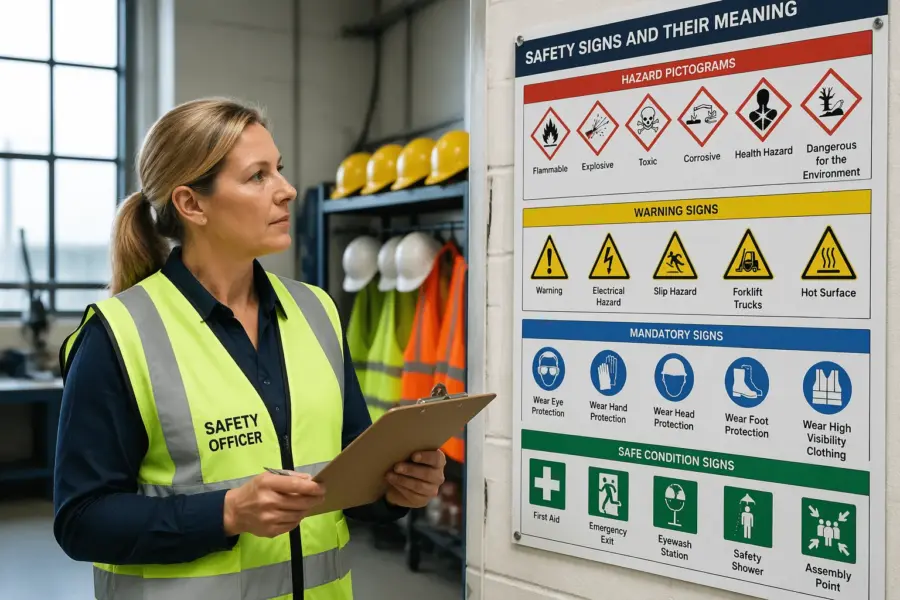 Hazard Pictogram Colors and Shapes: What Each One Signals