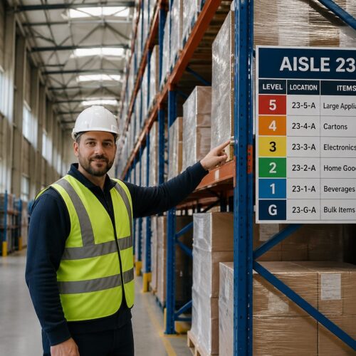 High-Rack Warehouse Wayfinding: Navigating Vertical Space