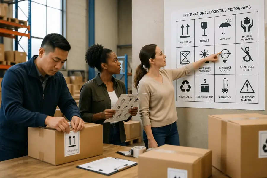 International Logistics Pictograms: How to Mark Packages for Global Handling