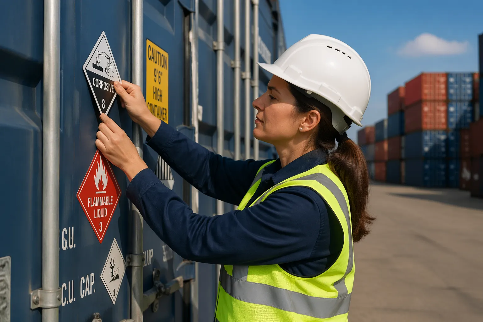 Container Safe Signs Container Placard Symbols: How to Label Freight Containers for Safe ...