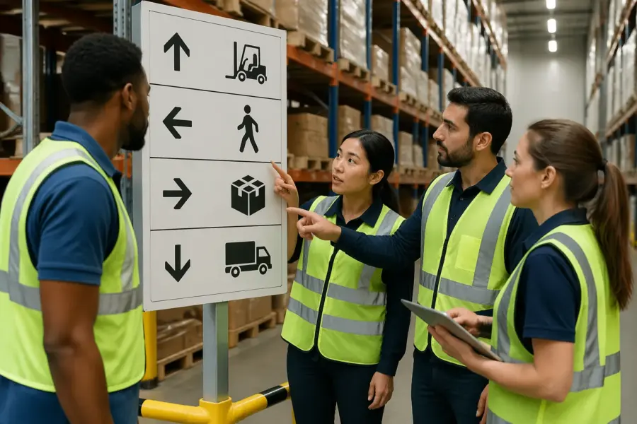 Pictogram Signage for Multilingual Warehouses: Make Directions Clear Without Extra Words