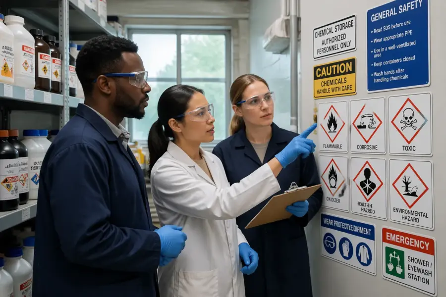 Pictograms for Chemical Storage Areas: Clear Visual Cues for Safer Handling