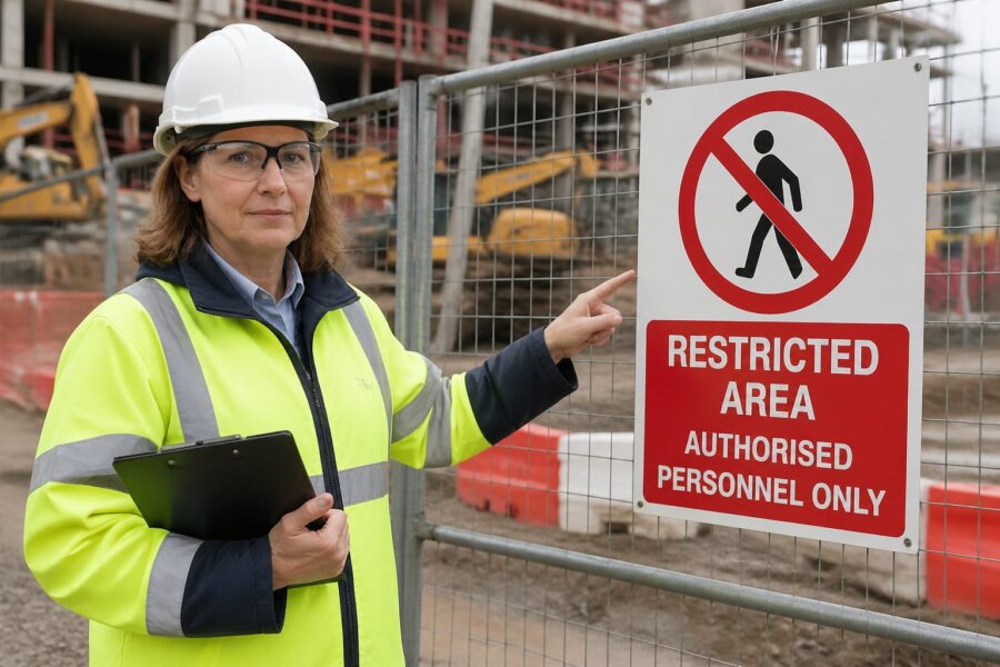 Restricted Area Pictograms: Marking Off-Limits Zones Effectively with Symbols
