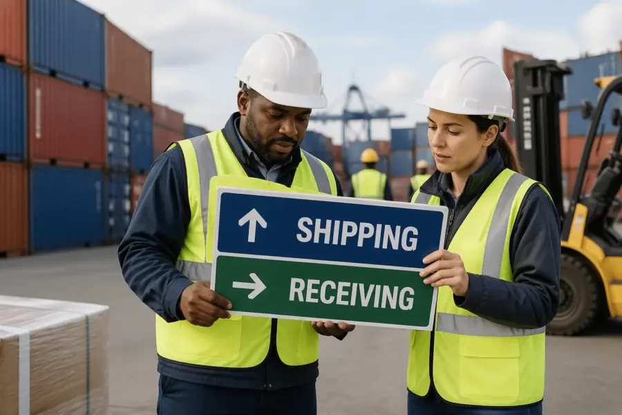 Shipping and Receiving Wayfinding Signs: How to Reduce Confusion at the Dock