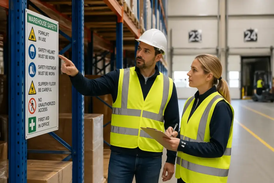 Pictograms for Warehouse Safety: A Practical Setup for Aisles, Docks, and Racks