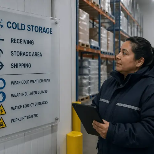 Wayfinding Signage for Cold Storage Warehouses: Visibility and Durability Basics