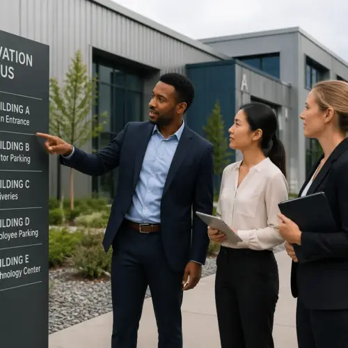 Wayfinding Standards for Industrial Campuses: Build a Consistent Sign System Across Buildings