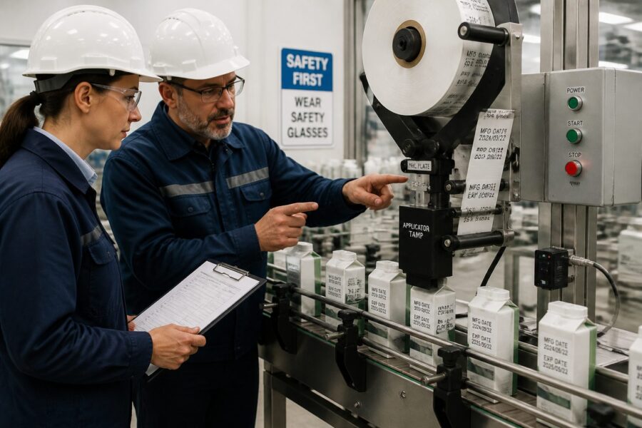Automated Date Coding: Choosing the Right Label Applicator for Your Production Line