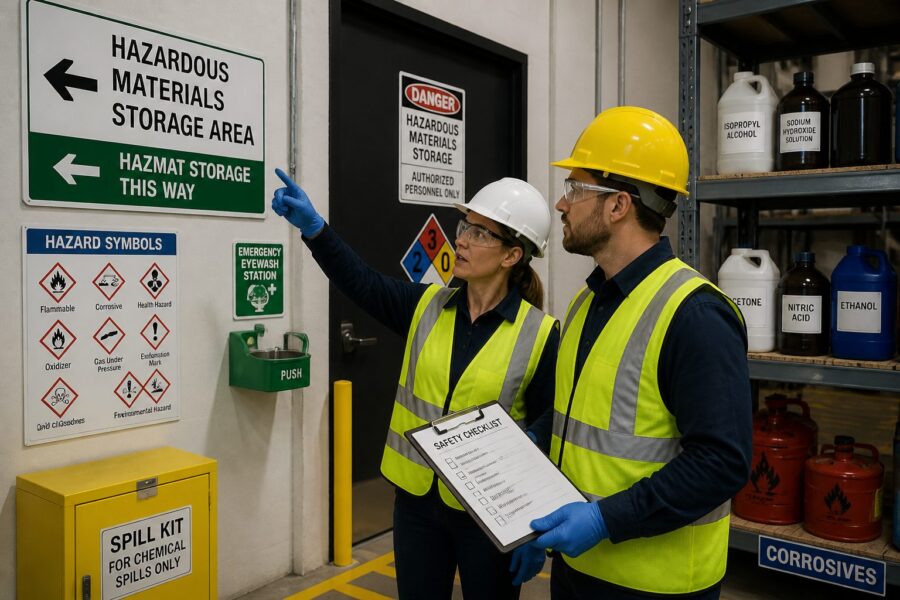 Hazmat Storage Wayfinding: Ensuring Safety and Compliance