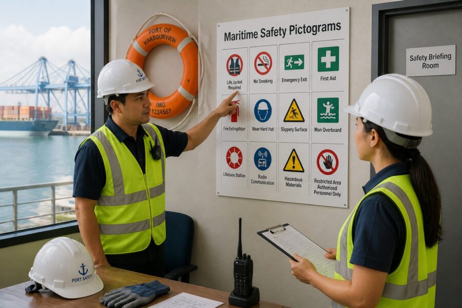 Maritime Pictograms: Visual Communication for Port and Sea Safety