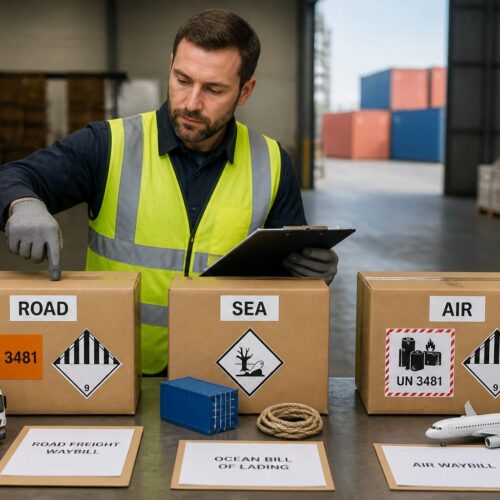 ADR, IMDG, and IATA Dangerous Goods Labeling: Key Differences by Transport Mode
