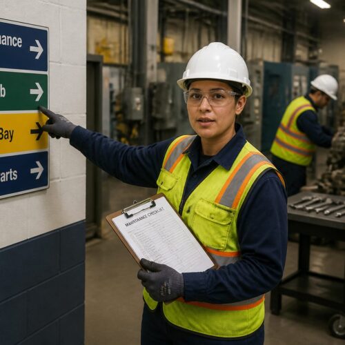 Maintenance Area Wayfinding: Supporting Equipment Upkeep and Repairs