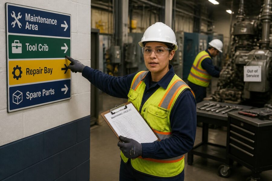 Maintenance Area Wayfinding: Supporting Equipment Upkeep and Repairs