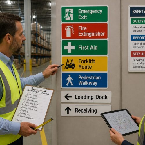 Quality Control Wayfinding: Ensuring Accuracy and Compliance