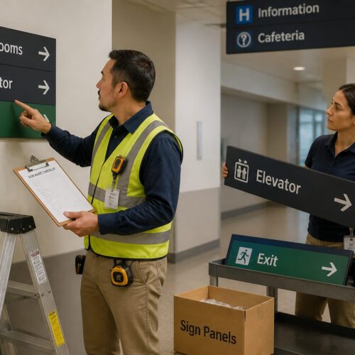 Wayfinding Sign Maintenance: How to Audit, Replace, and Update Your System