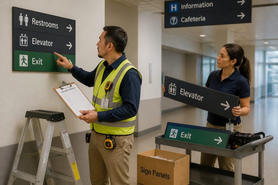 Wayfinding Sign Maintenance: How to Audit, Replace, and Update Your System