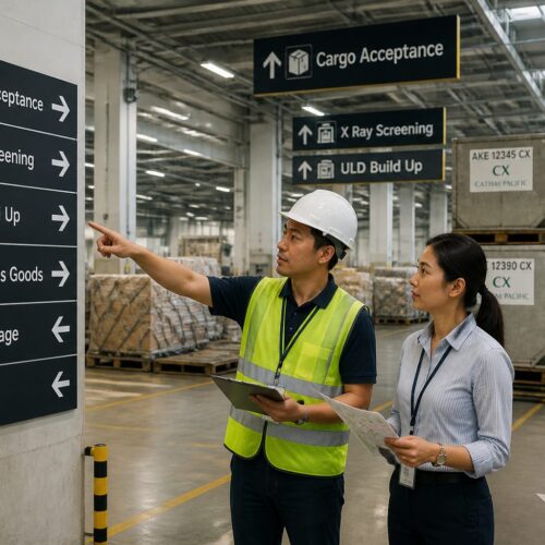 Airport Cargo Terminal Wayfinding: Navigating Air Freight Handling Zones Efficiently