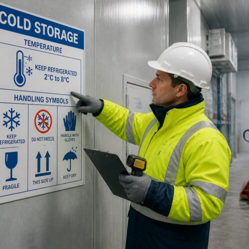 Cold Storage Pictograms: Visual Temperature and Handling Symbols for Refrigerated Environments