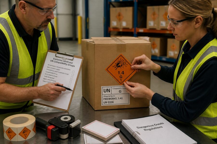 Explosive Labels and UN Compatibility Groups: Marking Ordnance and Pyrotechnic Products