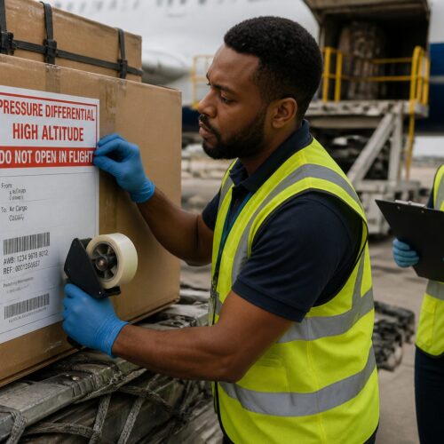High-Altitude Shipping Labels: Pressure Differential Warnings and Packaging Marks for Air Cargo