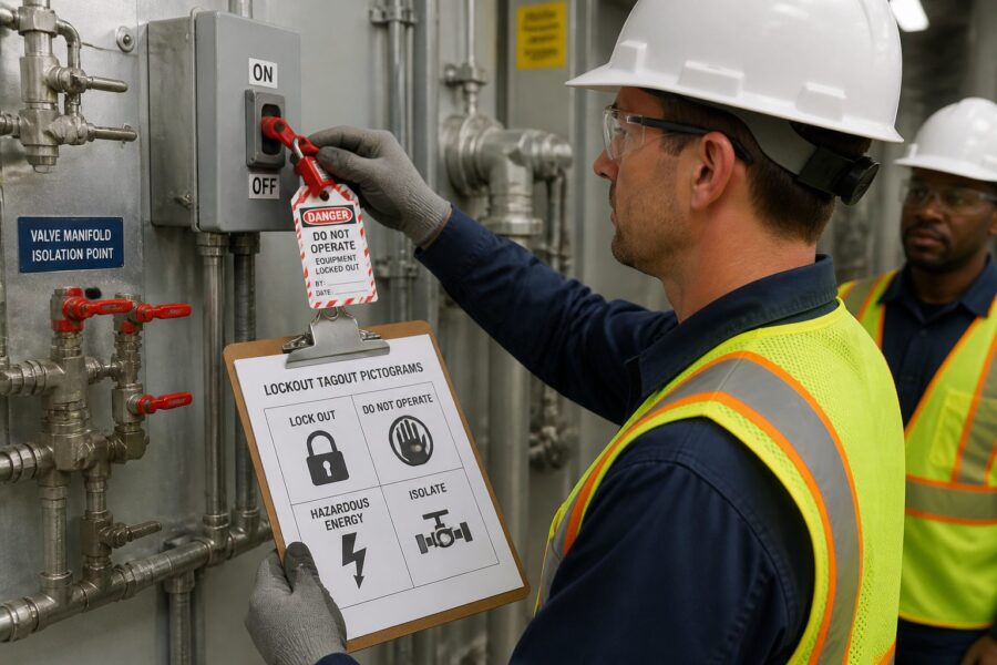 Lockout Tagout Pictograms: Visual Communication for Energy Isolation Procedures