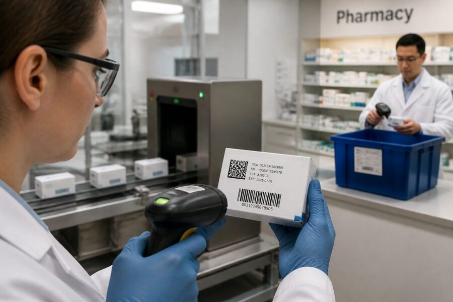 Pharmaceutical Serialization Labels: Track-and-Trace Compliance From Manufacturer to Pharmacy