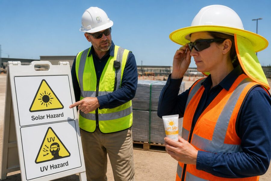 Solar and UV Hazard Pictograms: Protecting Outdoor Workers Through Visual Communication